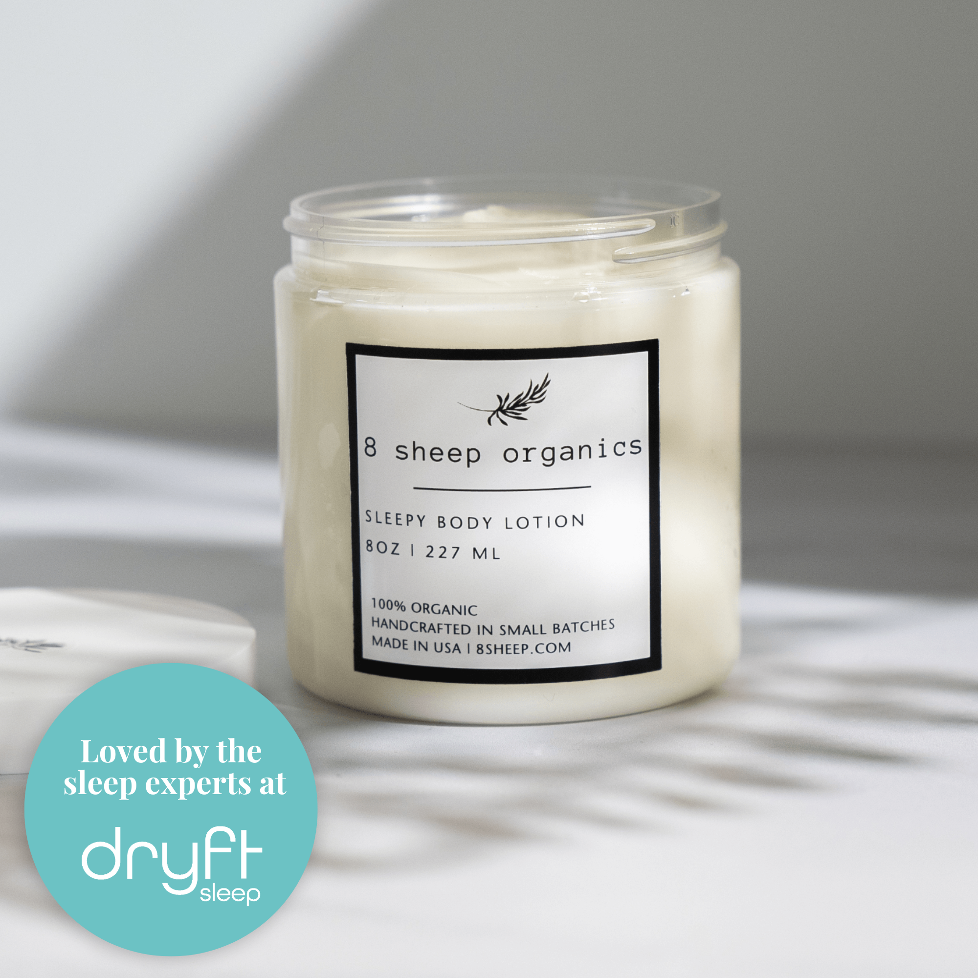 8 Sheep Organic Sleepy Body Lotion | Curated by The Sleep Experts