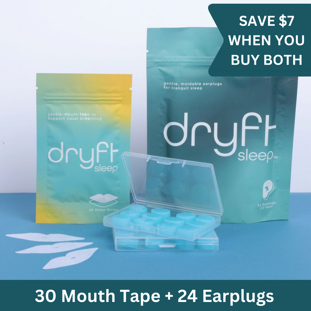 Dryft Sleep Silent Bundle | Earplugs + Mouth Tape for Sleeping | Dryft ...