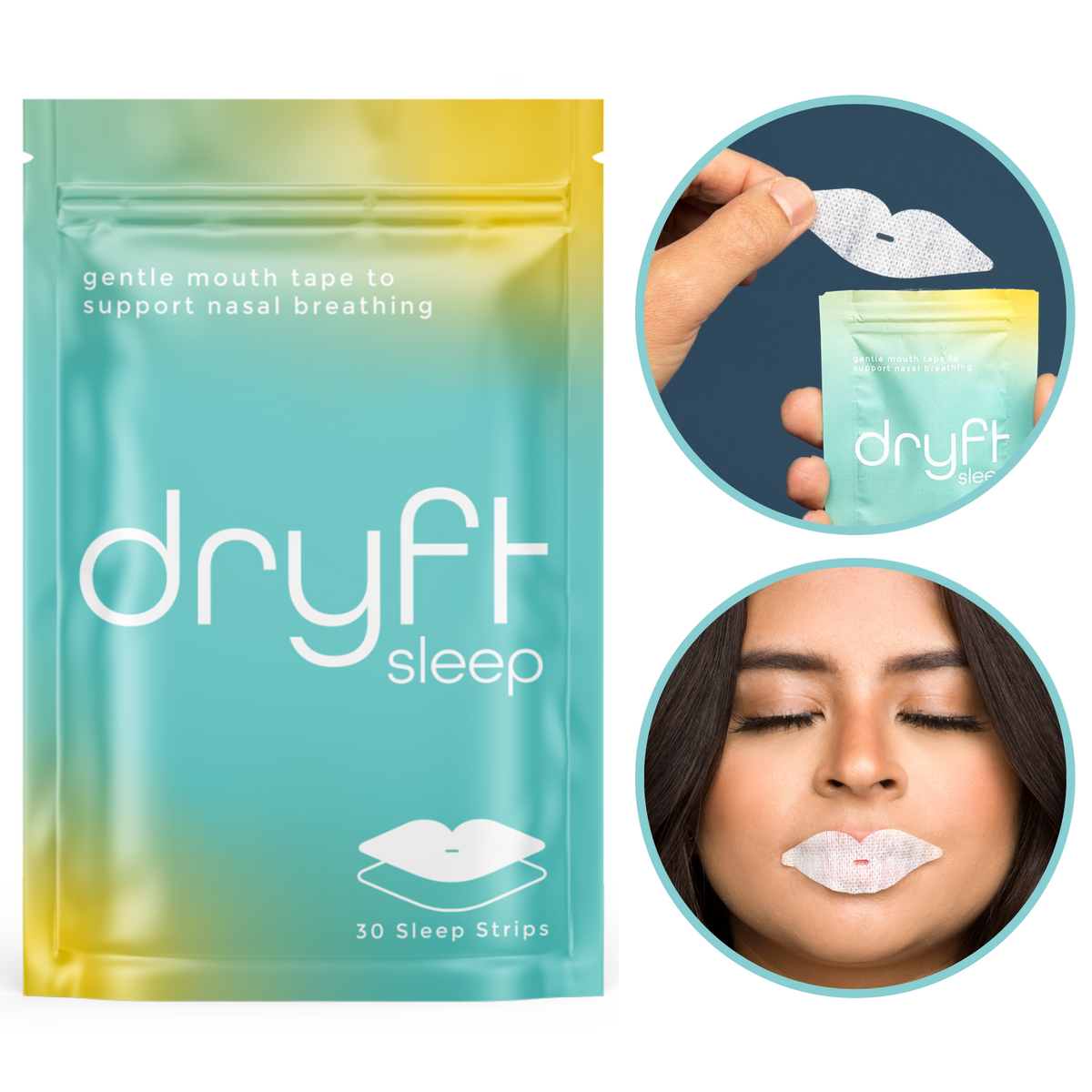 Dryft Sleep Mouth Tape for Sleeping | Dryft Sleep