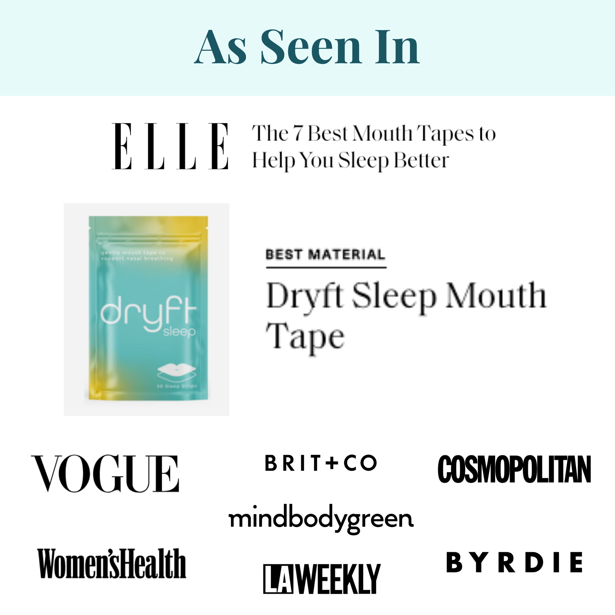 Dryft Sleep Mouth Tape